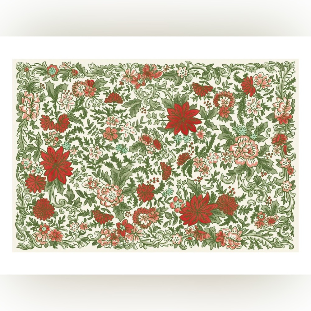 Christmas China Pattern Placemat Brand New